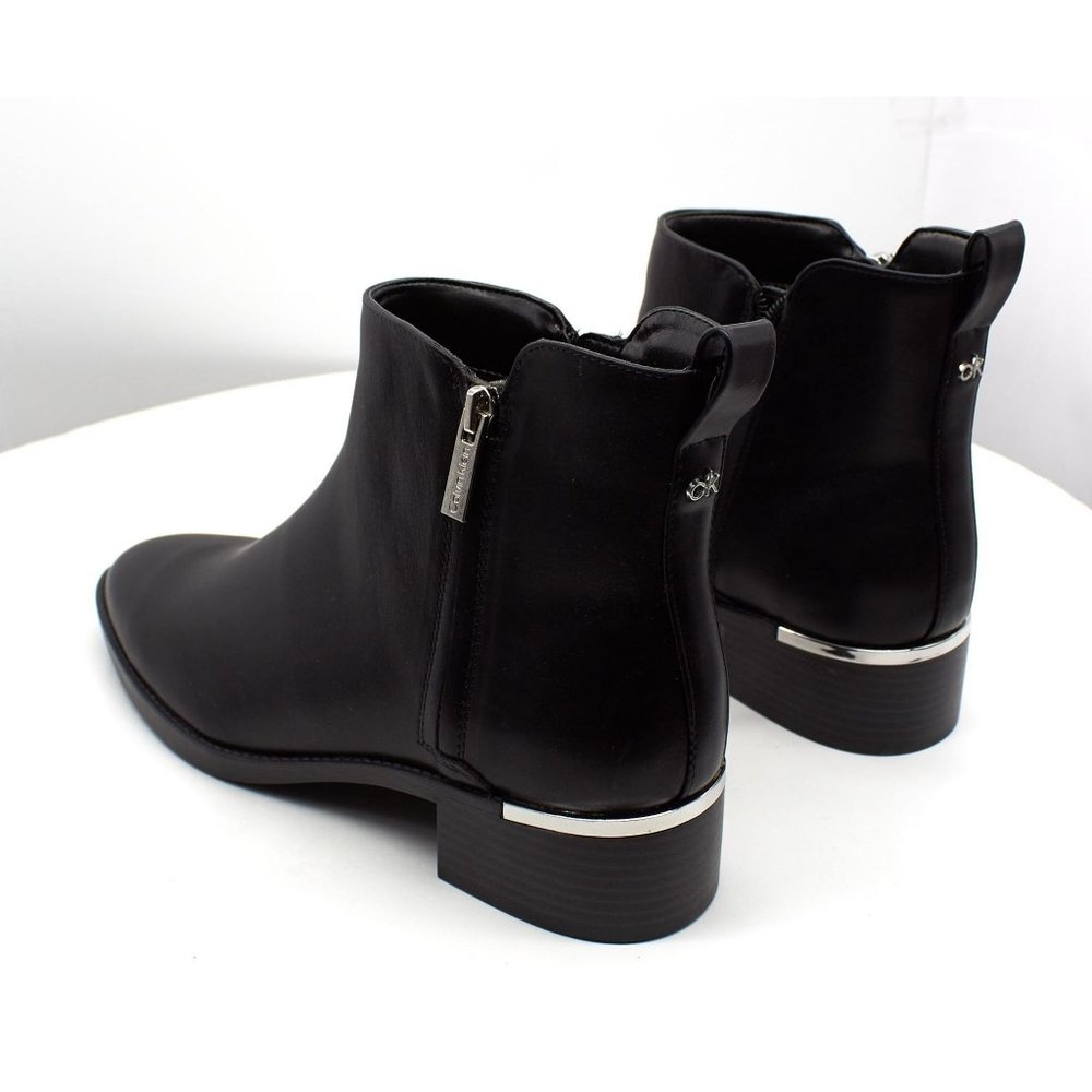 Calvin Klein Women's Deniece Block Heel Ankle Booties Women's Shoes - Picture 7 of 8